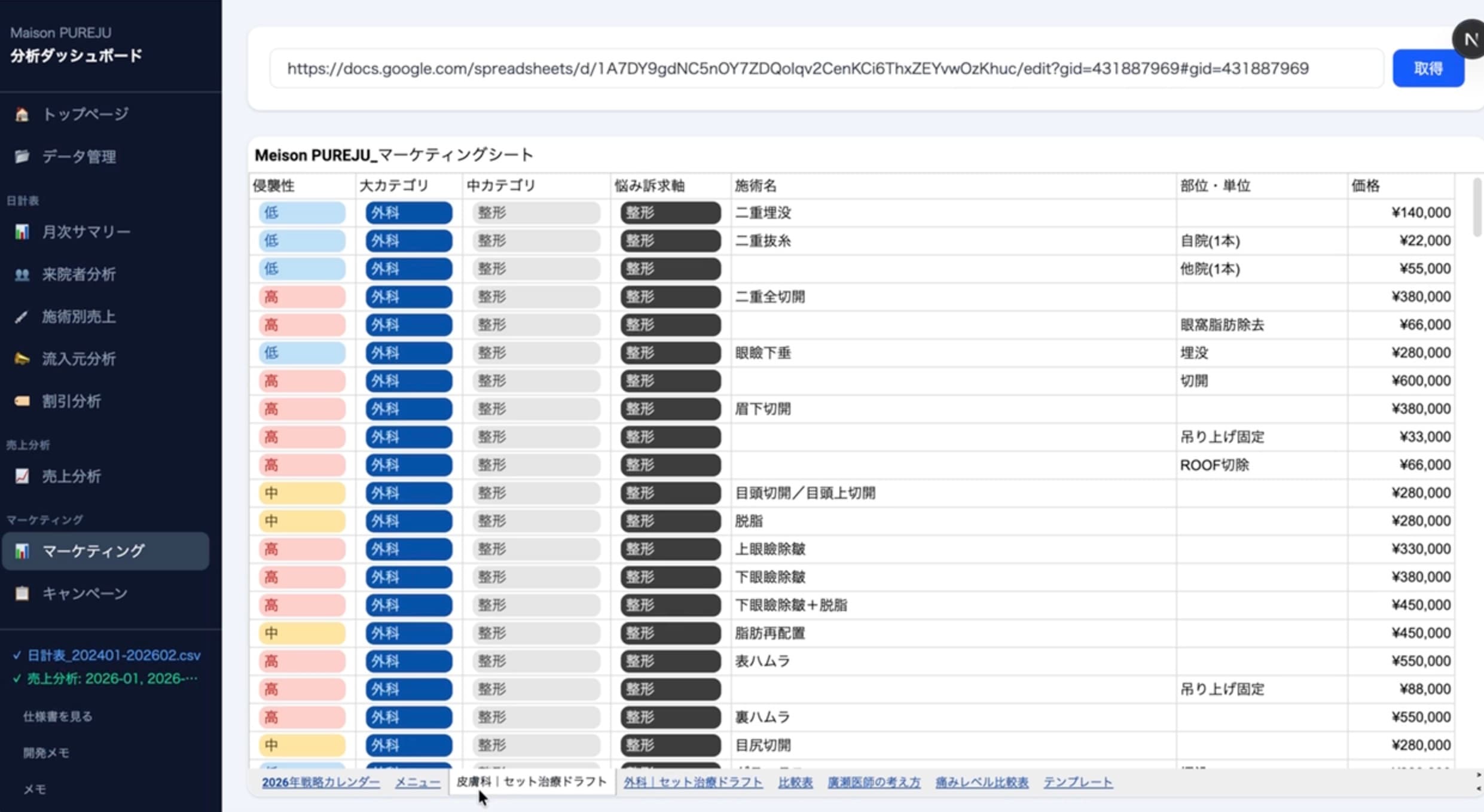 電子カルテ分析AIツール